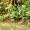 Glitzhome® 32.25" Black Metal Stripes Solar Powered Outdoor Lantern